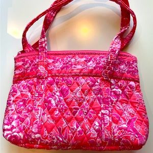 Vera Bradley Pink Floral Printed Handbag 🌸